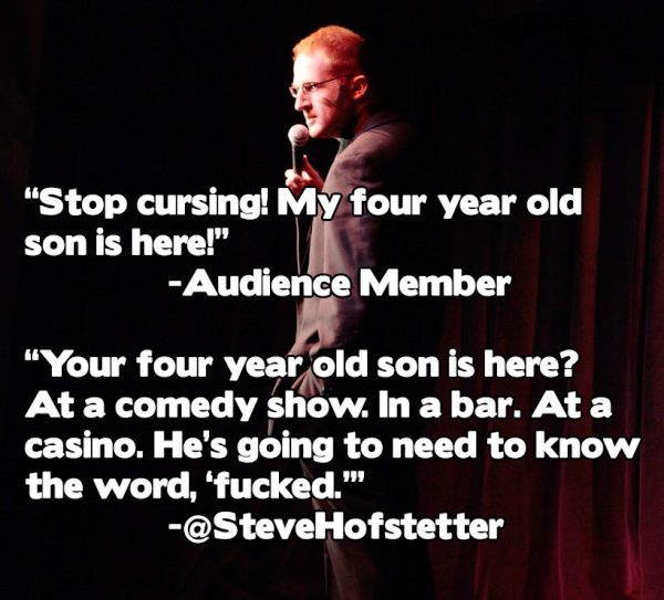Cursing At A Casino