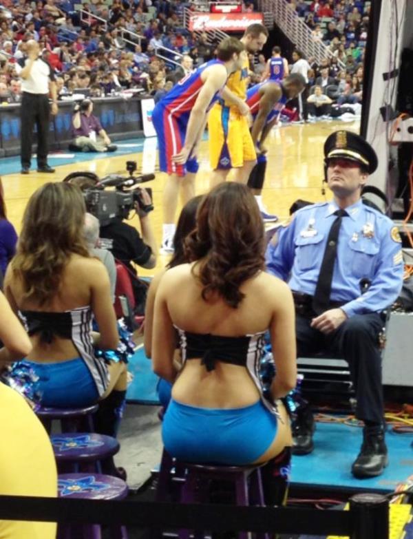 Basketball Game Security Guard