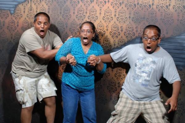 Haunted House Reactions Freaked Out