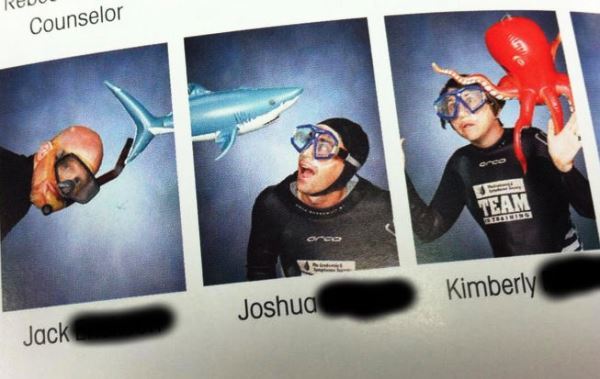 Biology Teachers Epic Yearbook Photo