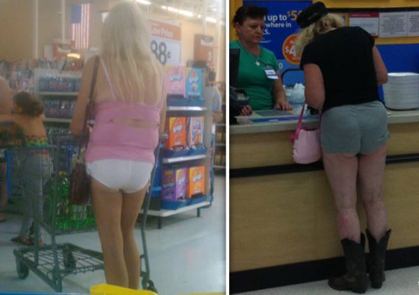People Of Walmart Short Shorts