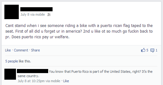 Puerto Rico Dumbest Things On Facebook