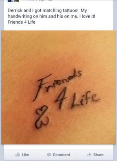 Friends 4 Life Tattoo