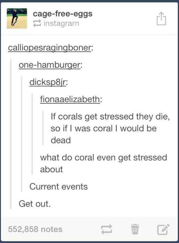 Coral Reefs Tumblr Post