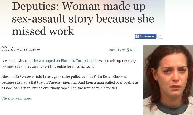 Florida Woman Makes Up Assault