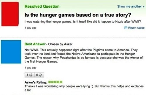 Hunger Games Based On A True Story