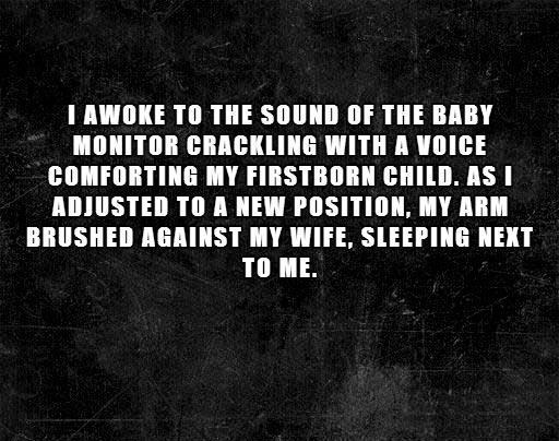 Two Sentence Horror Stories Comforting The Baby