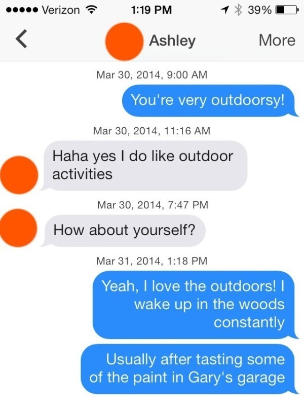 Outdoorsy Flirting