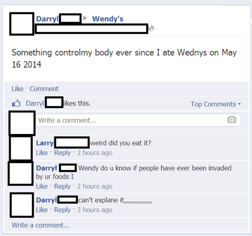 Wendy's Controls My Body
