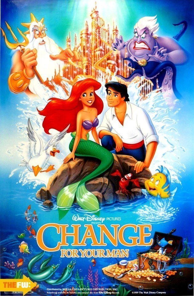 Disney Movie Posters Little Mermaid