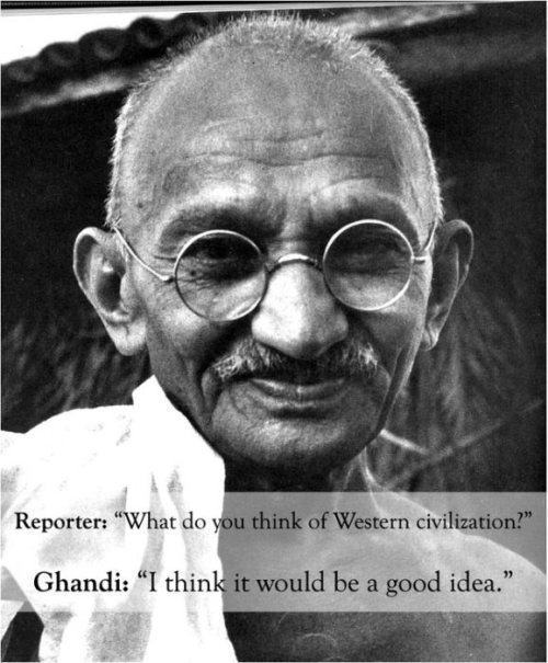 Gandhi On Western Civilization