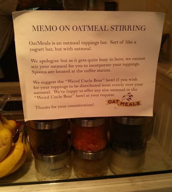 Oatmeal Stirring