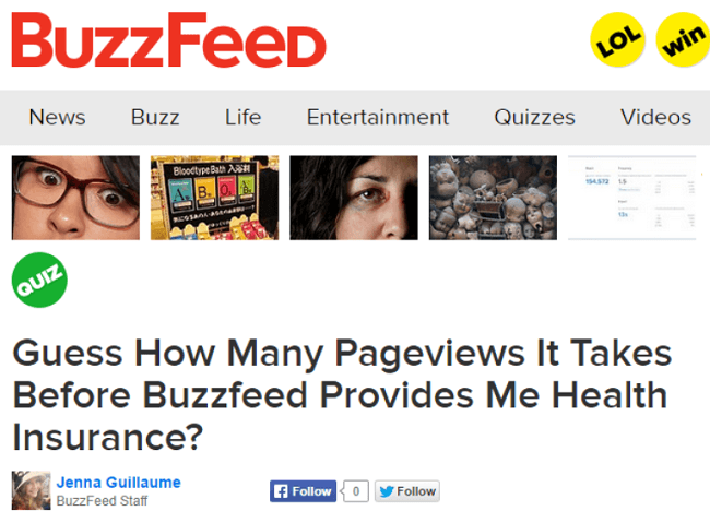 Buzzfeed Health Insurance