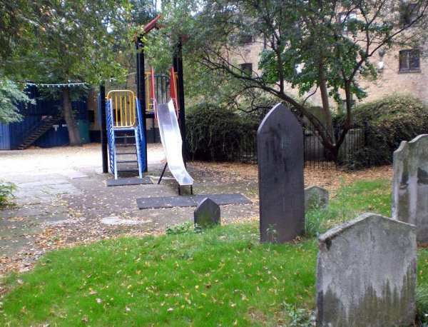 Playground Next To A Cemetery