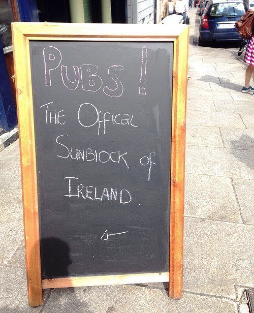 Pubs The Sunblock Of Ireland