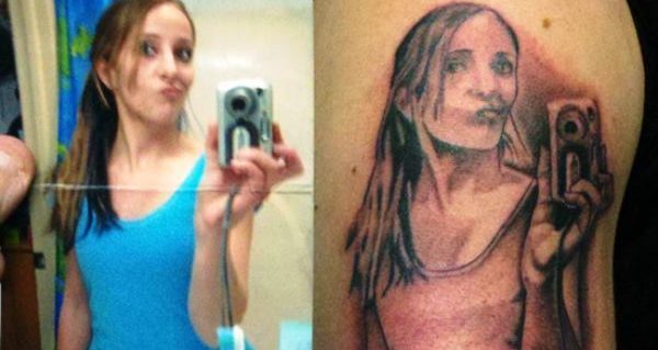 Selfie Tattoo