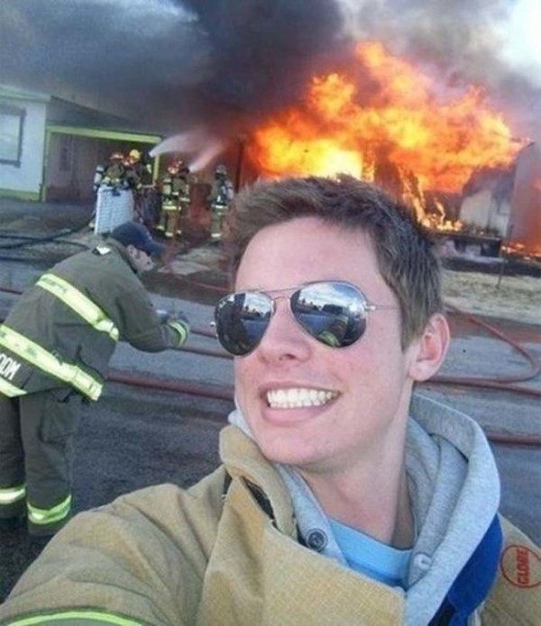 Firefighter Selfie