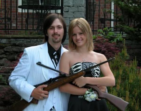 Prom Photo Fails Guns