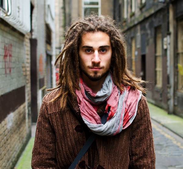 Serious White Guy With Dreads