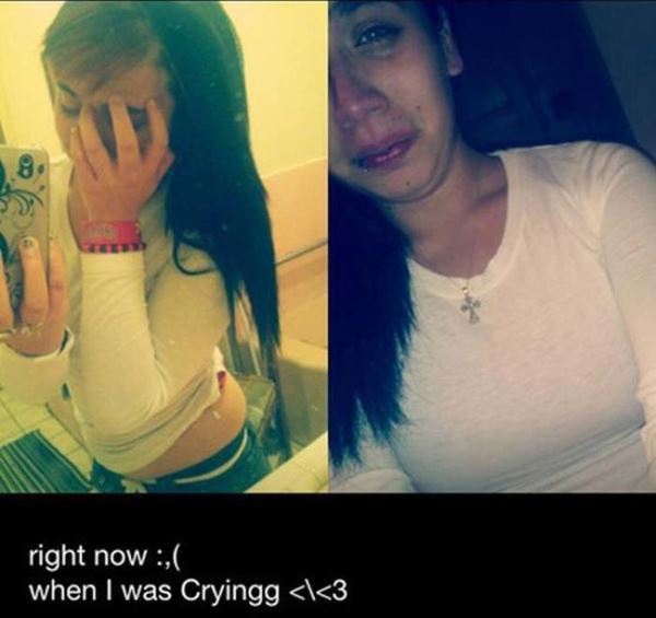 Worst Selfies Ever Crying