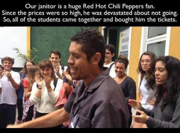 Janitor Red Hot Chili Peppers Fan