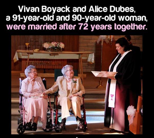 Married After 72 Years