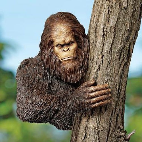 Bigfoot, the Bashful Yeti Tree Sculpture
