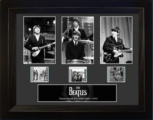 Framed Film Cells of The Beatles