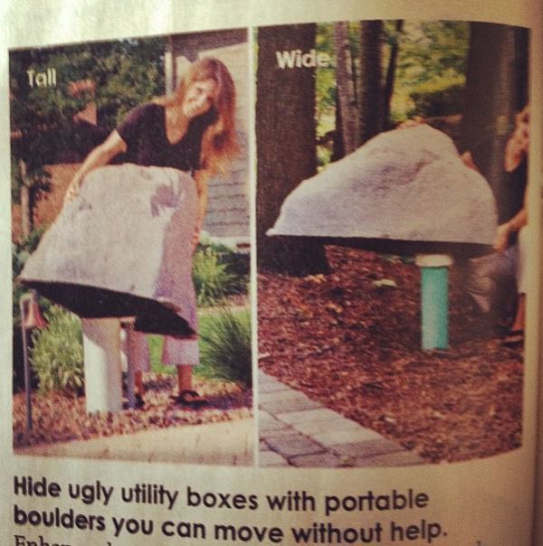 Portable Boulders Sold At Skymall