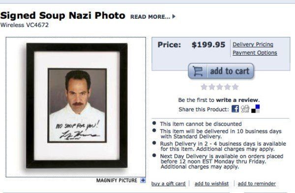 Soup Nazi Photograph