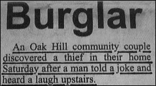Burglar Discovery