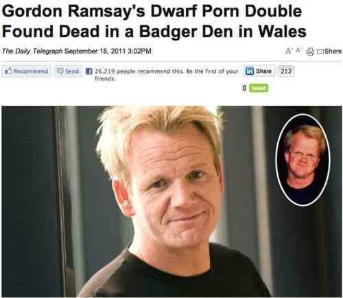 Gordon Ramsay Dwarf Double