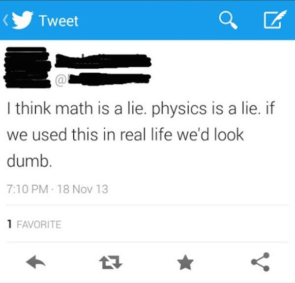 Math Is A Lie