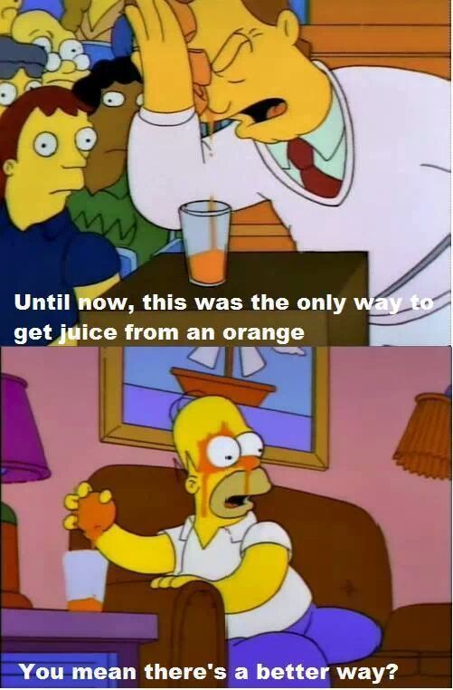 Simpsons Quotes Orange Juice