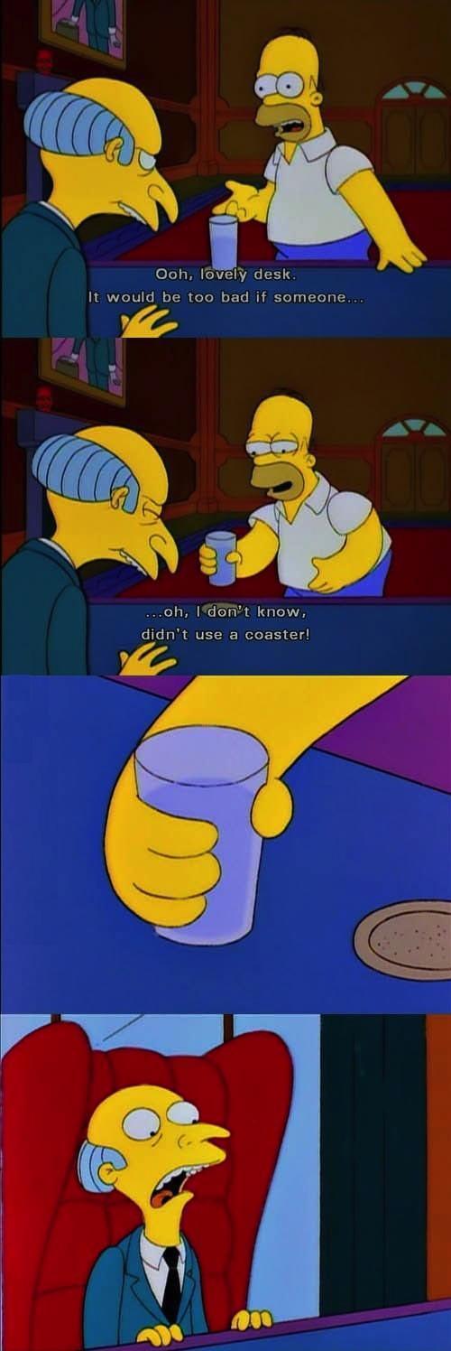 Homer And Mr. Burns