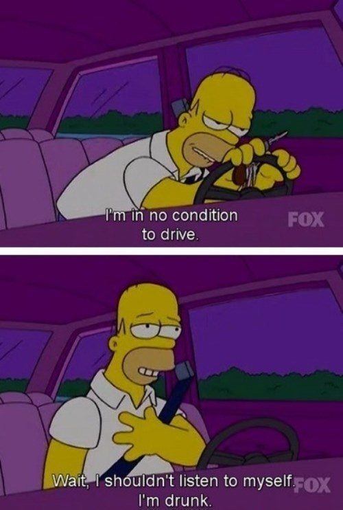 Homer Drunk Driving