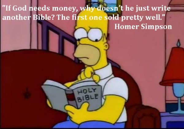 Homer Simpson Bible Quote