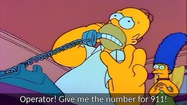 Homer Simpson Quotes 911