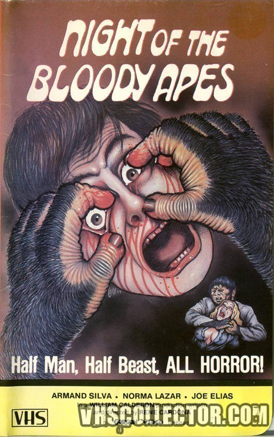 Strange Vhs Covers Night Of The Bloody Apes