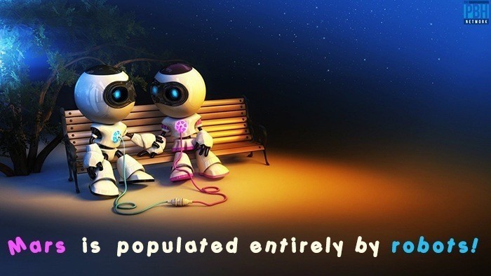 Mars Is Populated Entirely By Robots