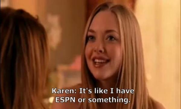 mean girls movie quotes karen