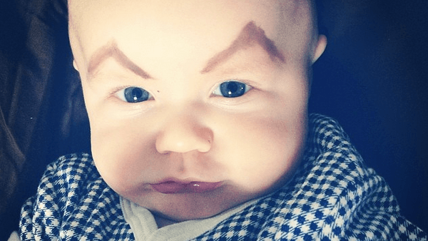 Angry Eyebrow Baby