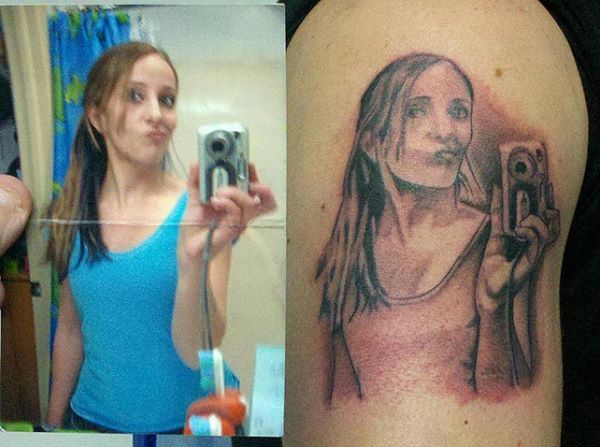 Selfie Tattoo Fail
