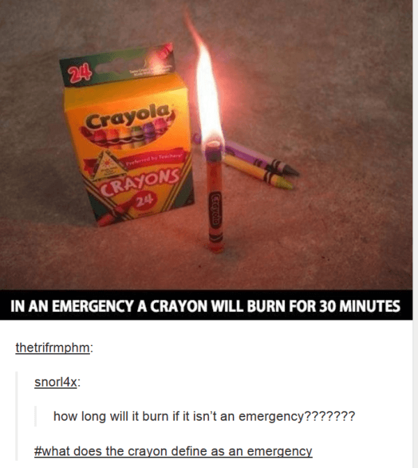 Crayon Emergencies