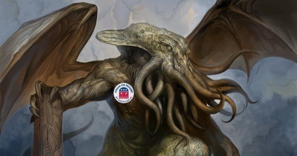 Cthulhu for President Realistic Drawing
