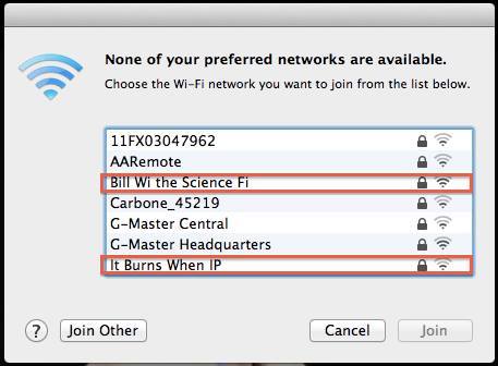 Funny Wireless Names