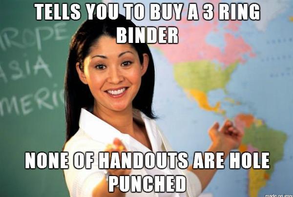Bad Teacher Meme