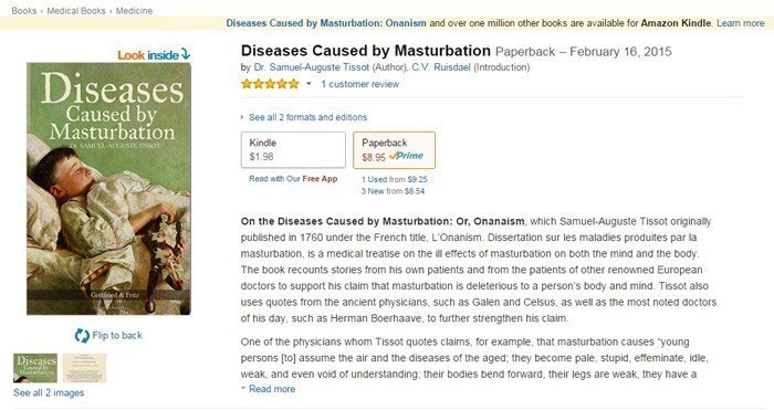 Disease Masturbation Book
