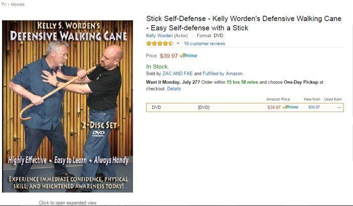 Stick Self Defense DVD