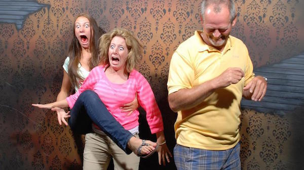 Best Haunted House Reaction Ever